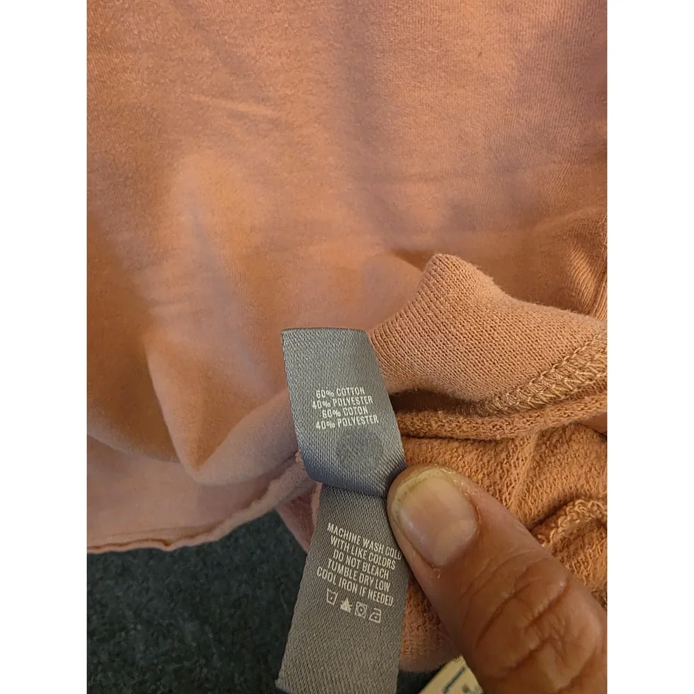 Aerie Dress Womens Small Pink French Terry Short‎ Sleeve Sweatshirt Mini Casual